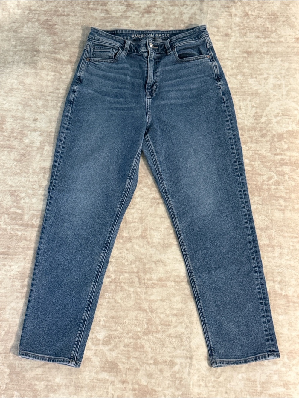 American Eagle Outfitters Straight-Leg Jeans in Blue